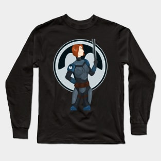 Bo Katan with Darksaber Long Sleeve T-Shirt